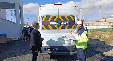 Van'da okul servisleri denetlendi