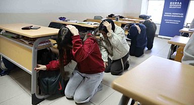 YKS Hazırlık Merkezi'nde deprem ve tahliye tatbikatı