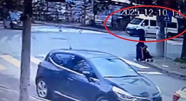 10 yaşındaki çocuğun hayatını kaybettiği kaza kamerada