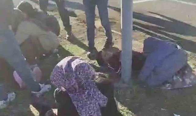 Adıyaman'da iki otomobil çarpıştı: 1 ölü, 8 yaralı