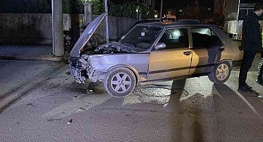 Bursa'da trafik kazası: 1 yaralı