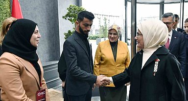 Emine Erdoğan, "Soykırımın Kadın Tanıkları: Gazze'de Medya ve Direniş" programının açılışında konuştu: