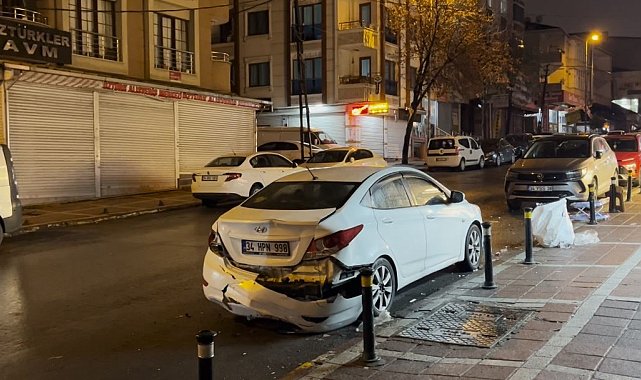 Esenyurt'ta hafif ticari aracın çarptığı adam yaralandı: O anlar kamerada