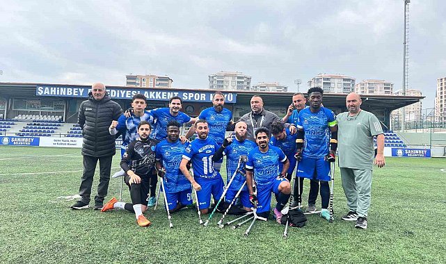 Gebze Belediyesi Ampute Futbol Takımı, sezona galibiyetle başladı