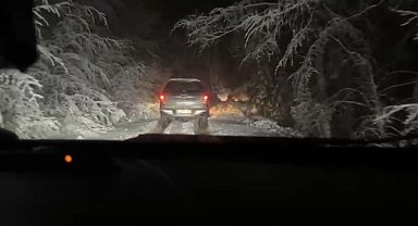 Karabük'ün yüksek kesimlerinde kar kalınlığı 40 santimetreye ulaştı