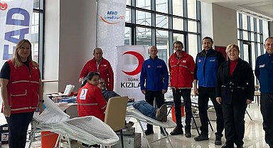 Kütahya AFAD'tan kan bağışına destek