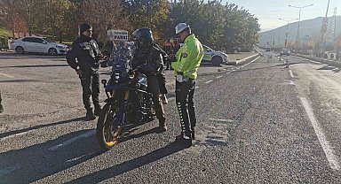 Mardin'de motosiklet denetimi