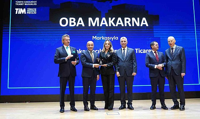 Oba Makarna'ya Turquality'den "En Çok Ülkeye İhracat Yapan Turquality Şampiyonu" Ödülü