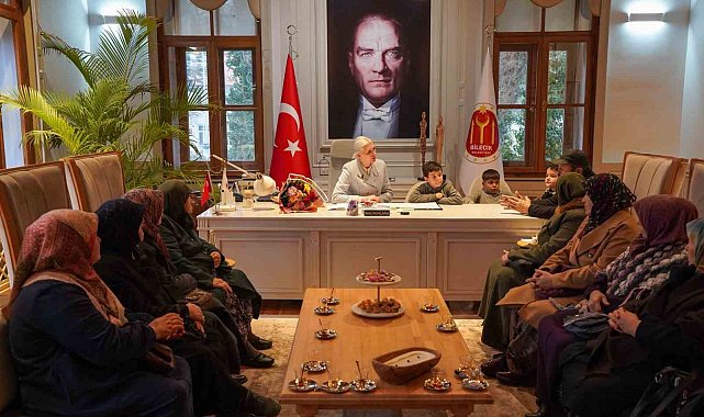 Üretici kadınlar Bilecik Belediyesi'nde ağırlandı