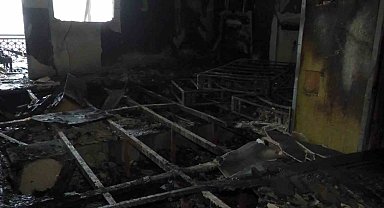 Van'da otel restoranındaki yangının boyutu gün ağarınca ortaya çıktı