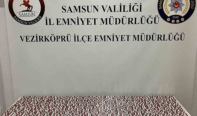 Vezirköprü'de uyuşturucu operasyonunda 3 gözaltı