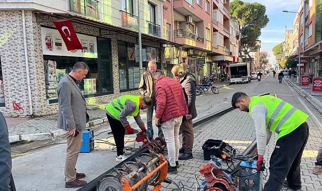 Yenipazar'da içme suyu hattı yenileniyor