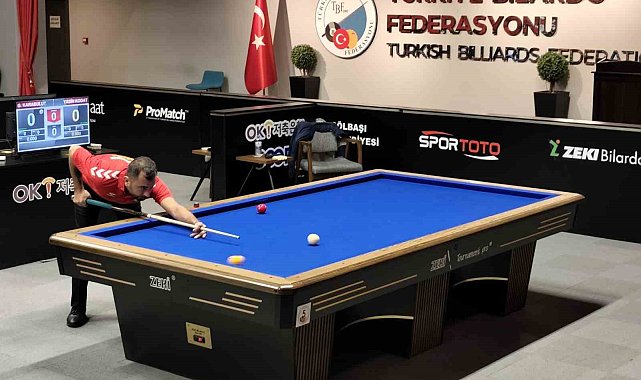 Yenişehir Belediyesi bilardo takımı ilk tur müsabakalarını birinci sırada tamamladı
