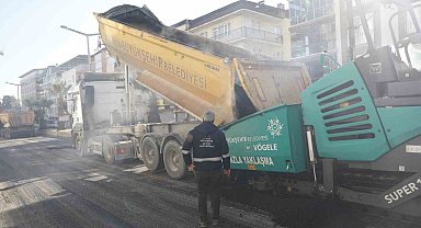 Aydın Büyükşehir'den Doğu Çevre Bulvarı'na sıcak asfalt dokunuşu