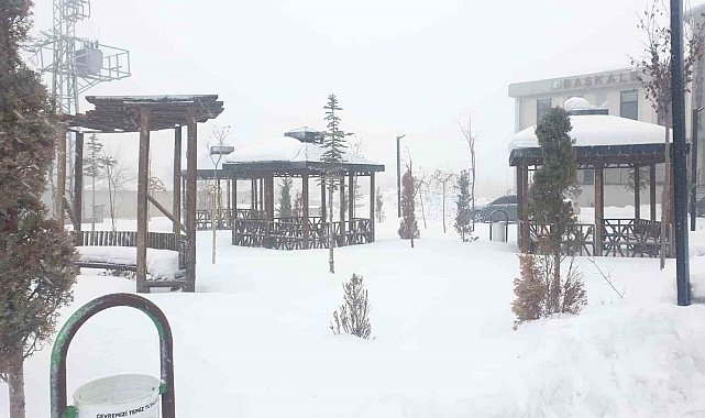 Başkale'de kar yağışı başladı
