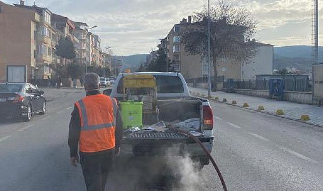 Bilecik'te haşerelere karşı kışlık mücadele