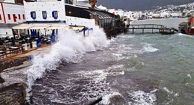 Bodrum'a fırtına uyarısı