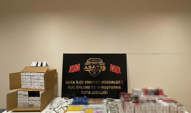 Buca'da uyuşturucu ve kaçakçılık operasyonu: 3 gözaltı