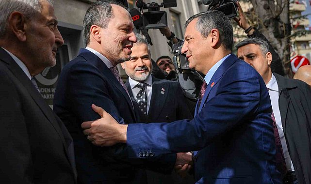 CHP Genel Başkanı Özel'den Yeniden Refah Partisi Genel Başkanı Erbakan'a ziyaret