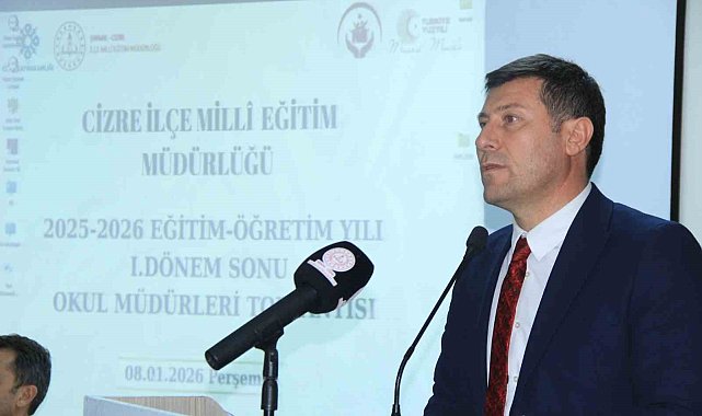 Cizre'de eğitim ve öğretim yılının dönem değerlendirmesi yapıldı