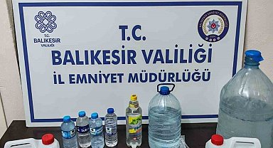 Erdek'te kaçak içki operasyonu