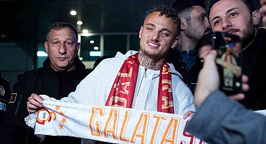 Galatasaray'ın yeni transferi Noa Lang, İstanbul'a geldi