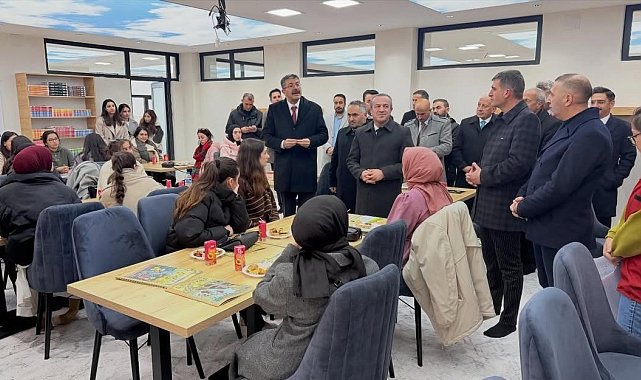 H. Sait Camii Gençlik Merkezi Etüt Salonu hizmete açıldı