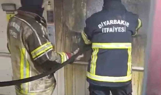 HES'teki yangın itfaiye ekiplerince söndürüldü