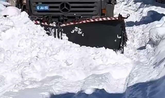 Hozat'ta jandarmadan kış mesaisi
