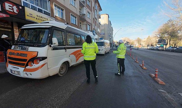 Karaman'da toplu ulaşım araçları denetlendi
