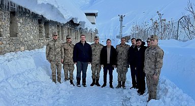 Kaymakam Arıkan'dan Başbağlar Karakolu'na ziyaret