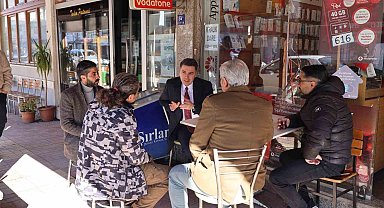 Kaymakam Gündoğdu çarşı esnafıyla buluştu