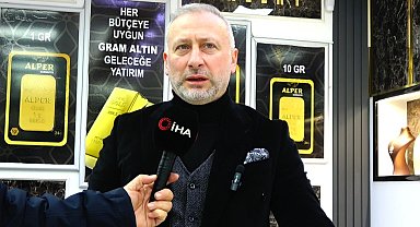 Kütahyalı sarraf İsmail Alper: "Altın her zaman güvenli liman"