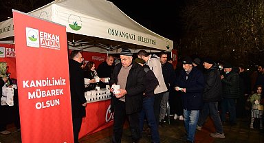 Miraç Kandili'nde Osmangazi'de gönüller bir oldu