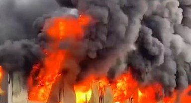 Şehir hastanesi yangınıyla ilgili yeni görüntüler ortaya çıktı