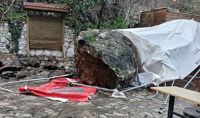 Soma'da meydana gelen heyelan korkuttu