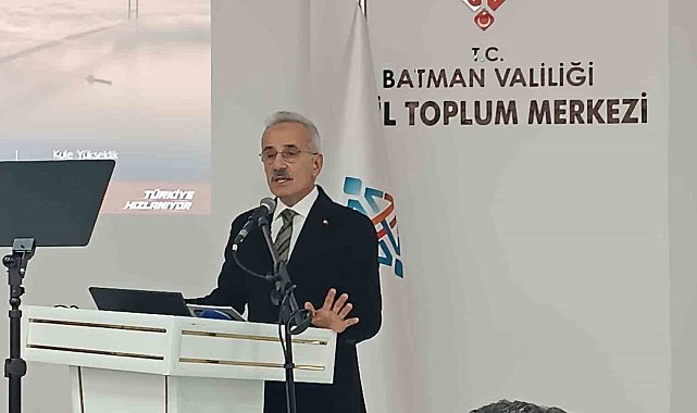 Ulaştırma ve Altyapı Bakanı Uraloğlu: "Terörü bitirmek üzere çok önemli bir sürecin kritik bir aşamasındayız"