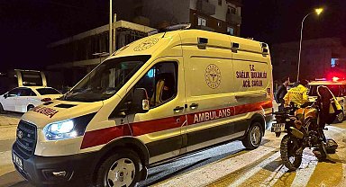 Uşak'ta motosikletin çarptığı yaya hayatını kaybetti: Kaza anı kamereda