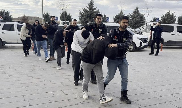Aksaray'da uyuşturucu operasyonu: 8 gözaltı