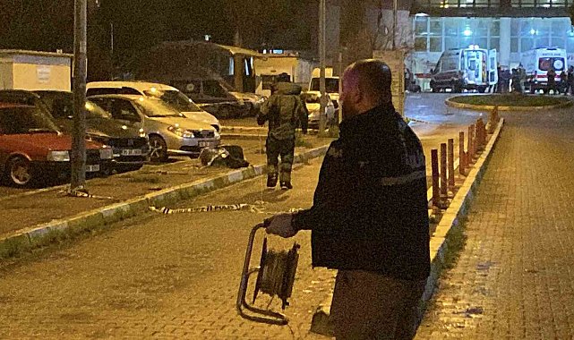 Aydın'da hastane önündeki şüpheli valizden giyecek çıktı