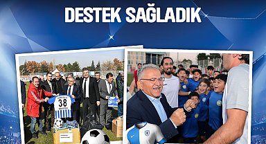 Başkan Büyükkılıç'tan amatör spora 5.6 milyon TL'lik dev destek