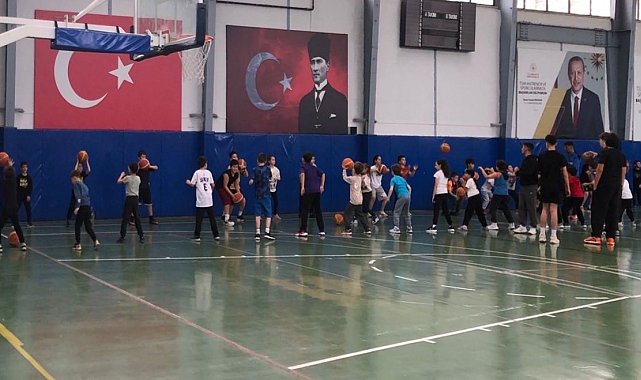 Bilecik'te basketbol okullarında disiplinli antrenmanlar sürüyor