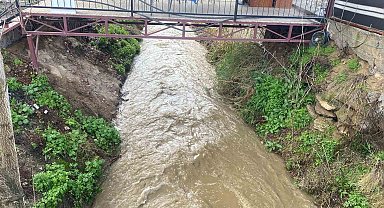 Bozdoğan'da yağışlar derelerin debisini artırdı