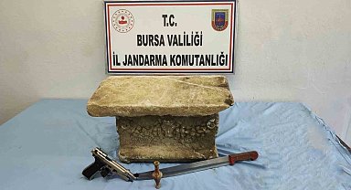 Bursa'da tarihi eser kaçakçılığına jandarma engeli
