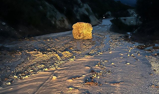 Çameli'nde sel ve heyelana karşı yoğun mesai