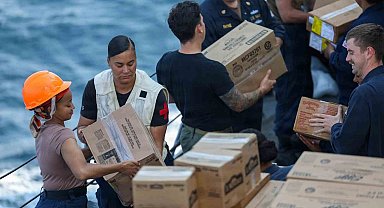 CENTCOM'dan ABD gemilerine ikmal paylaşımı