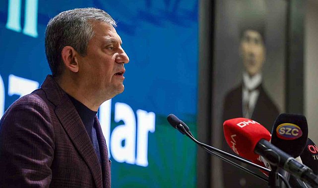 CHP Genel Başkanı Özel: "Filistin için verilen mücadeleye hem diplomatik desteği hem de insani desteği vermiş olan bir ülkeyiz"