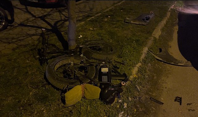 Çocuğun kullandığı otomobil bisiklete çarptı: 2 çocuk yaralandı