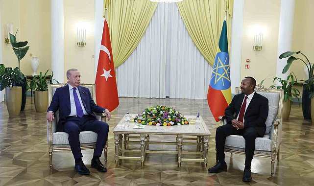 Cumhurbaşkanı Erdoğan, Etiyopya Başbakanı Ahmed Ali ile bir araya geldi