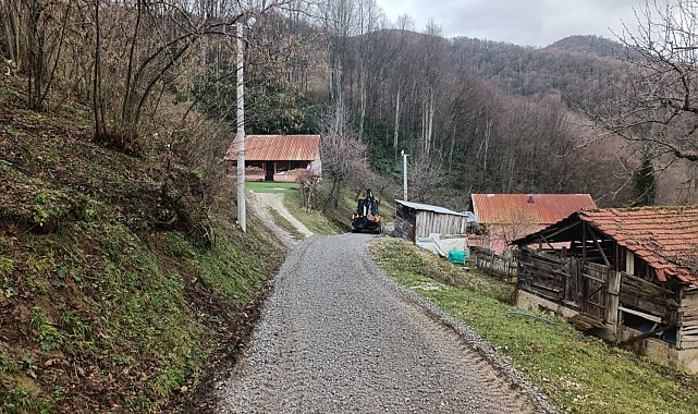 Düzce'de yol bakım çalışmaları tamamlandı